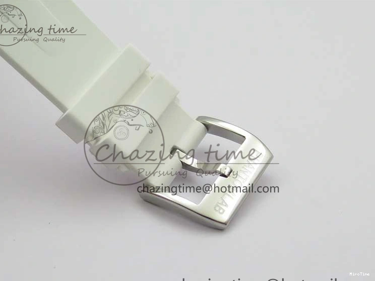 MiroTime 0129 Durable Submariner Phantomlab Transparent KZF Best Edition Blue Moon Dial on White Rubber Strap VR 2564